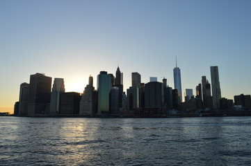 Obraz premium Sunset in New York City