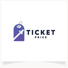 Ticket Price Logo Designs Template
