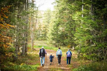 Randonnée en famille
