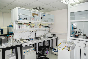 Fototapeta na wymiar Modern chemical laboratory.