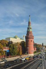 Fototapeta premium Moscow Kremlin from the embankment.