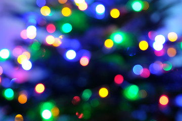 holiday bokeh. Abstract Christmas background