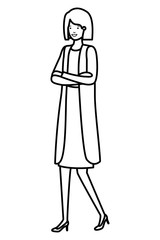 business woman avatar character