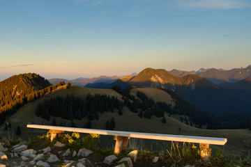 Abendpanorama vom Seekarkreuz