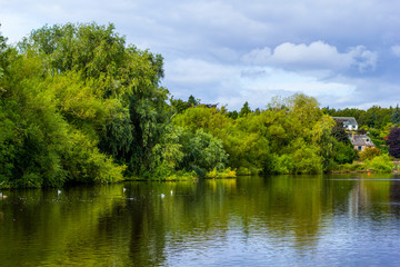 Linlithgow Loch in Linlithgow, Scotland