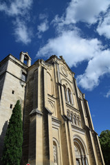 The Cathedrale Saint-Theodorit in the medival village of Uzes in the Gard Department of France