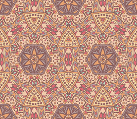 Ethnic geometric print. Colorful repeating background texture. Fabric, cloth design, wallpaper, wrapping