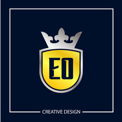 Initial Letter EO Logo Template Design Vector Illustration