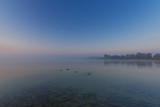 Herbstmorgen am Unteruckersee