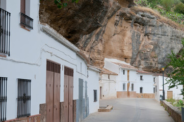 Setenil de las Bodegas, Cádiz, Andalusien, Spanien
