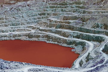 Open pit mine