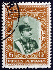 Obraz premium Postage stamp Iran 1929 Reza Shah Pahlavi