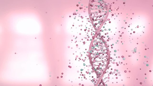4K DNA Gene Editing Concept