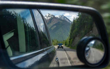 Graduation - Mountain in the rearview mirror - look how far we've come