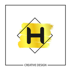 Initial Letter H Logo Template Vector Design