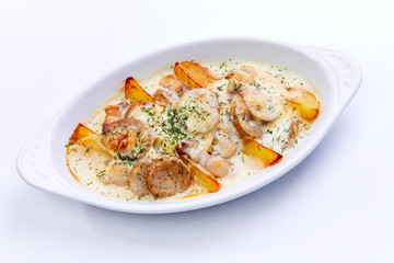 roasted potatoes with sausage