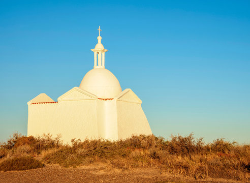 Fuerte San Jose Chapel, Valdes Peninsula, UNESCO World Heritage Site, Chubut Province, Patagonia, Argentina
