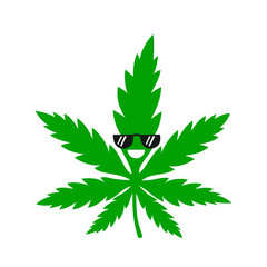 Funny smiling happy cool marijuana 