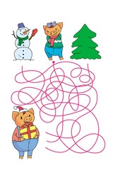 Maze game for children