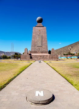 Monument to the Equator, Ciudad Mitad del Mundo, Middle of the World City, Pichincha Province, Ecuador