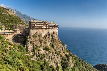 Simonopetra monastery, Simonos Petra, Mount Athos, Athos peninsula, Greece