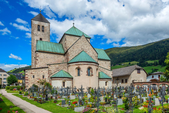 Colligiate church, Innichen, Puster valley, Alto Adige, Italy