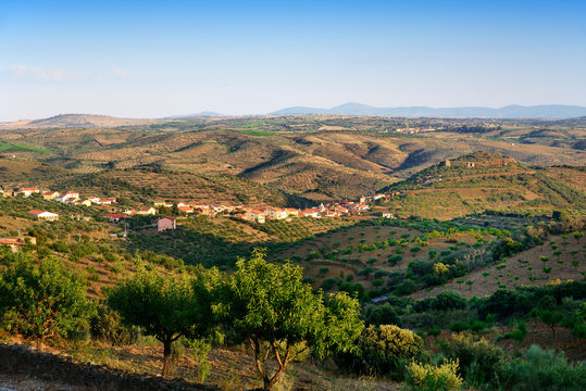 The medieval village of Castelo Melhor. Coa Valley Archaeological Park, a Prehistoric Rock Art Site. A UNESCO World Heritage Site. Vila Nova de Foz Coa, Alto Douro. Portugal