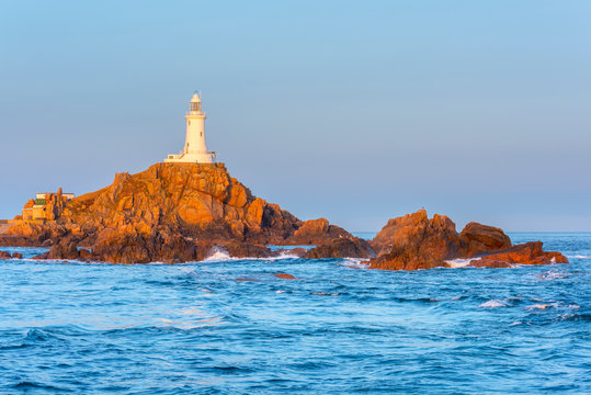 United Kingdom, Channel Islands, Jersey, Corbiere Lighthouse