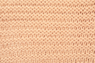 Texture of cozy warm sweater as background, closeup