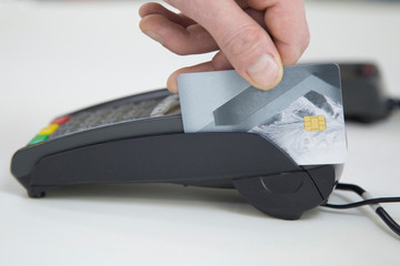 payment by card through the terminal