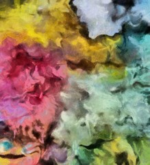 Abstract watercolor texture background. Retro grunge style design. Creative painting pattern.