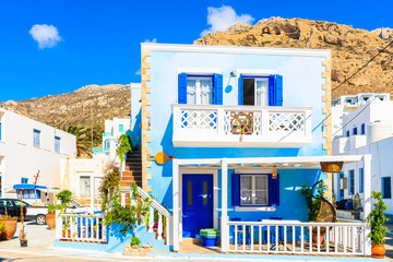 Traditional Greek houses in Finiki village on Karpathos island, Greece
