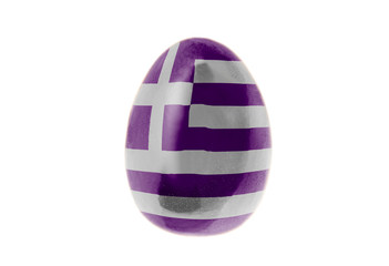 Easter egg with Flag of Greece