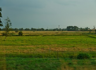 Fototapeta na wymiar Felder in der Landschaft