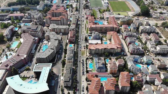 Bulgaria aerial footage, taken on the beautiful beach and costal area.