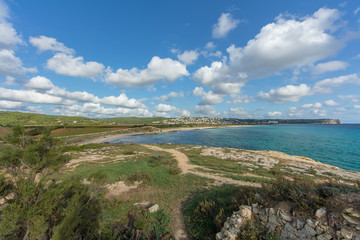 Fototapeta na wymiar Naturschutzgebiet Prat de Son Bou, Menorca, HDR