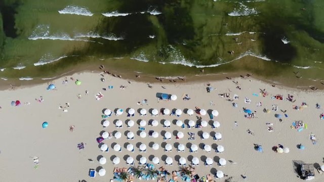 Bulgaria aerial footage, taken on the beautiful beach and costal area.