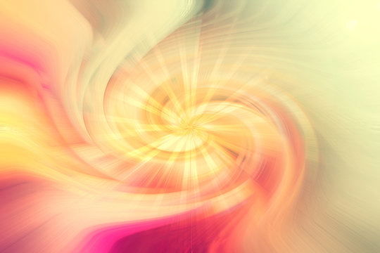 Pink and Yellow Swirl Abstract Background