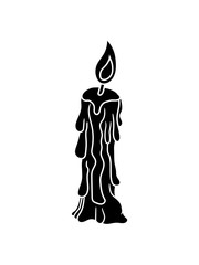schwarz tropfen flamme feuer kerze wachs brennen dekorativ design clipart design geburtstag kuchen
