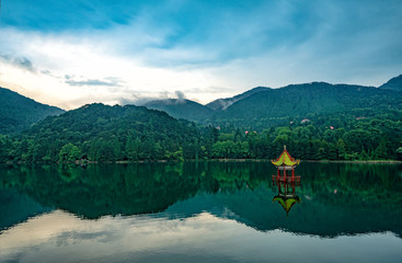 Lulin Lake in Lushan, China