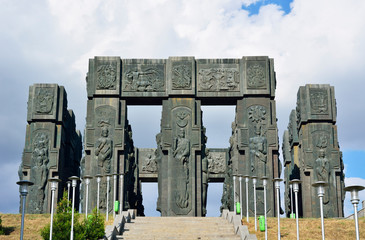 History of Georgia Memorial. Tbilisi, Georgia. Caucasus