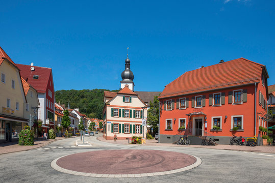 Center of Dahn, Wasgau, Palatinate Forest, Rhineland-Palatinate, Germany