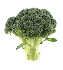 broccoli cabbage on white background isolate