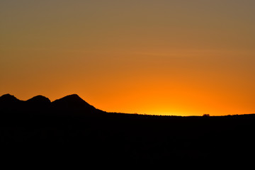 Sonnenuntergang Namibia