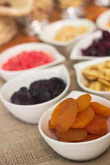 Collection of dried fruits 