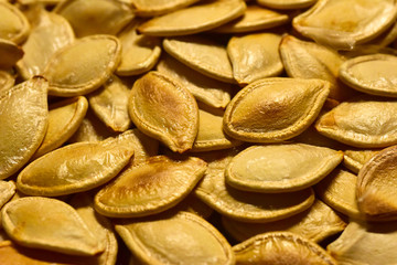 Fried pumpkin seeds