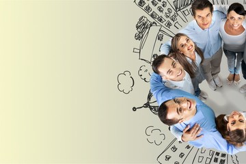 Team work teamwork business partnership company success