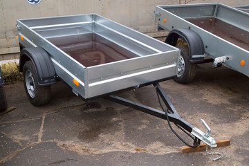 Open car trailer