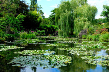 Beautiful Garden of Giverny of Monet