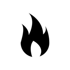 Fire glyph icon
